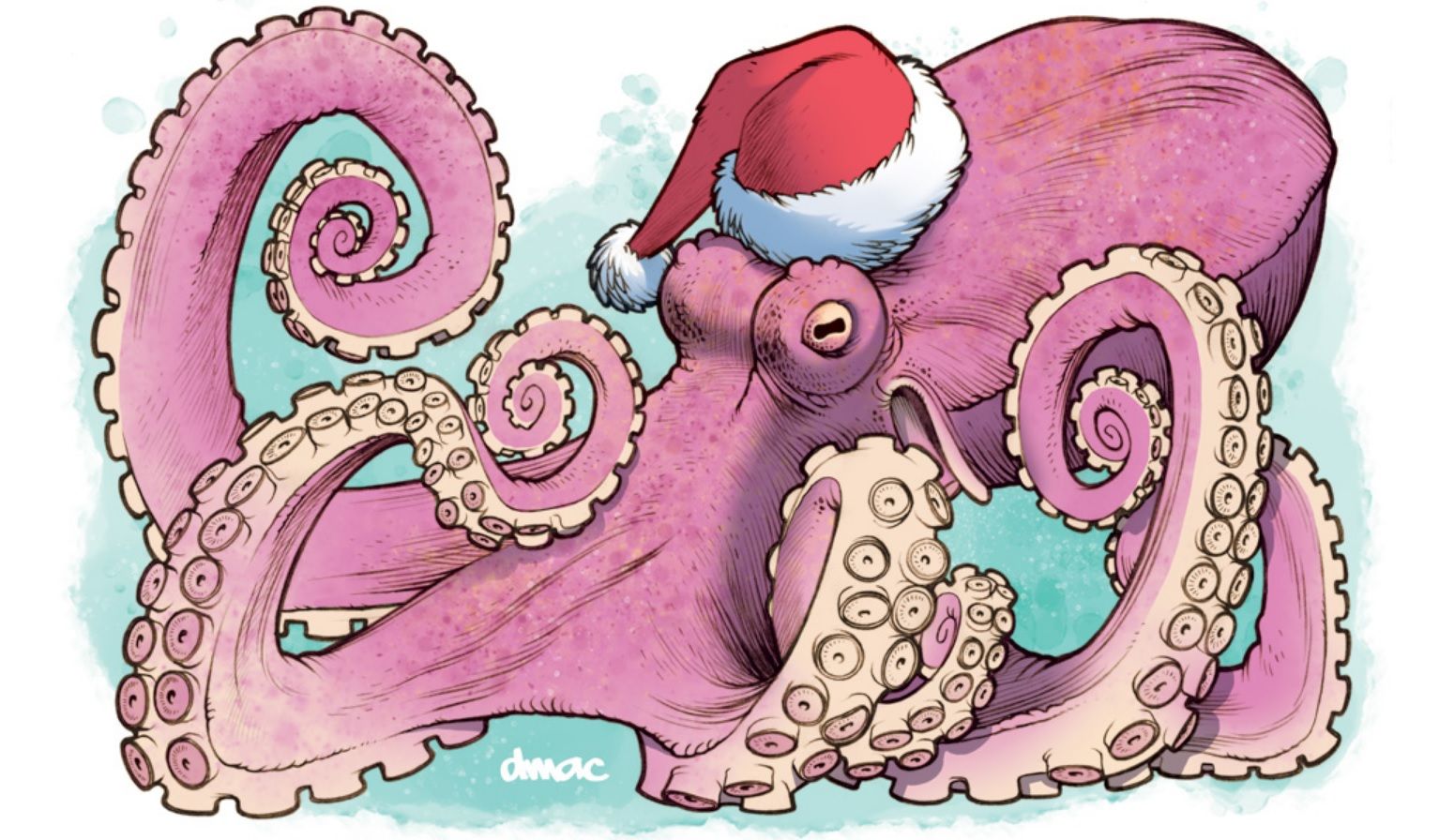 El pulpo os desea unas felices fiestas