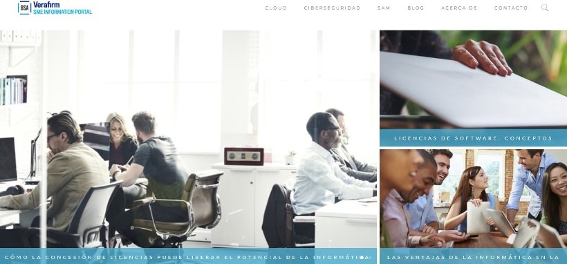 Portal informativo de BSA para impulsar el uso eficiente y seguro del software en las Pymes