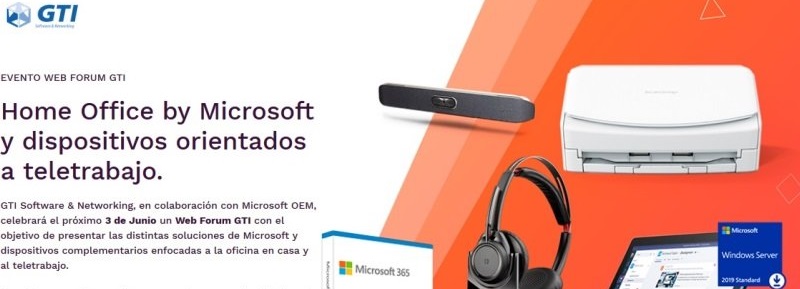 Web Forum GTI, un evento de Home Office by Microsoft