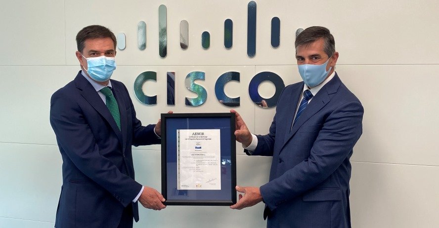 AENOR certifica la seguridad cloud de Cisco Webex