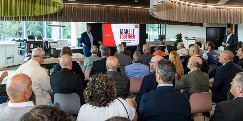 Canon reunió a sus partners de impresión de gran formato en Iberia