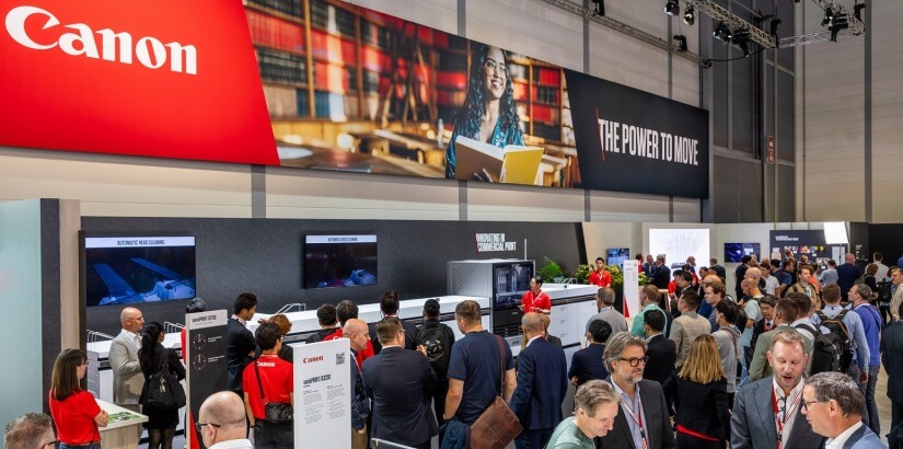 Canon supera sus expectativas en su drupa de mayor éxito hasta la fecha