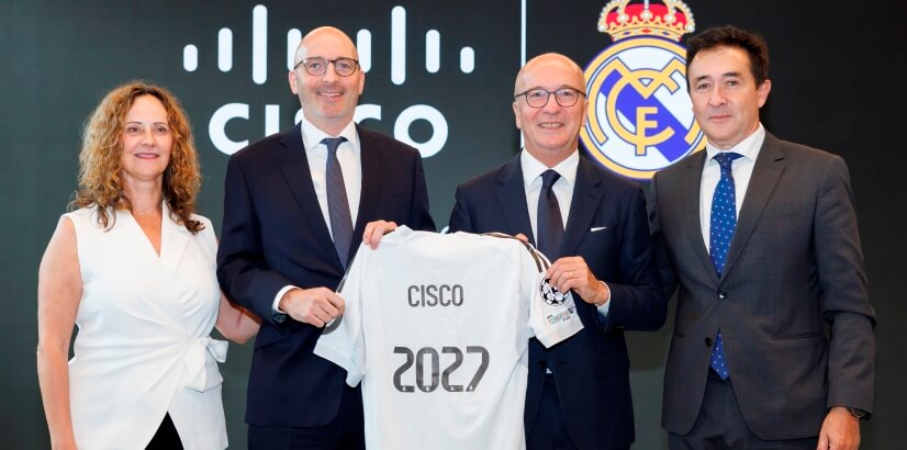 Real Madrid y Cisco amplían su alianza global para liderar la innovación tecnológica en el sector deportivo