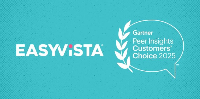 Gartner vuelve a distinguir a EasyVista como proveedor en su informe Peer Insights 2025 sobre plataformas ITSM