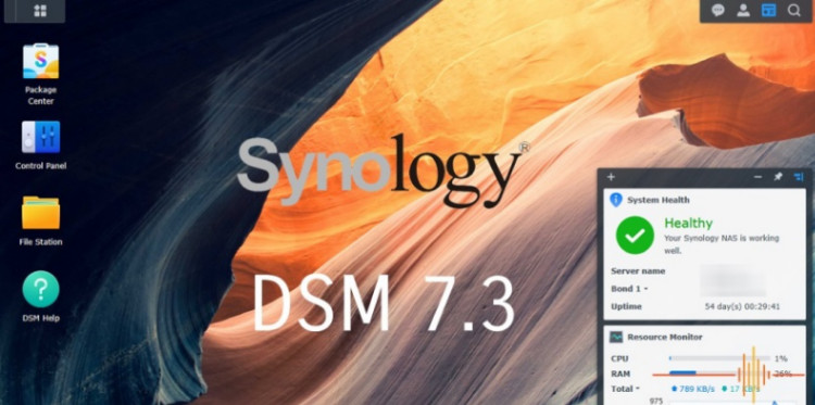 Disponible la nueva versión del sistema operativo de Synology, DiskStation Manager 7.3