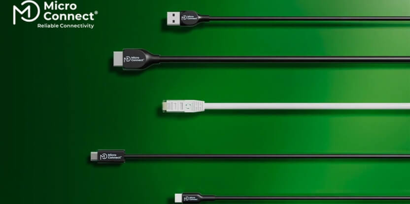EET distribuye la gama de cables profesionales ReConnect de MicroConnect