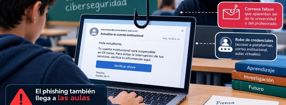 El sector educativo afronta una previsible oleada de amenazas por correo electrónico
