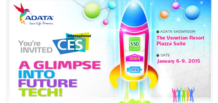 ADATA presenta sus productos en CES 2015