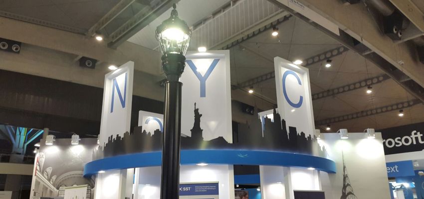 Una farola que detecta tiroteos