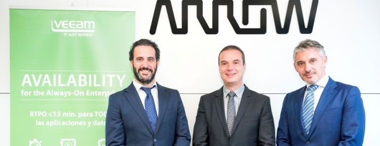 Arrow, nuevo distribuidor de las soluciones de disponibilidad de Veeam