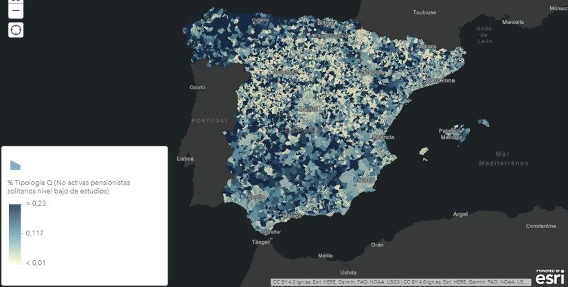 AIS Group y Esri aportan a la lucha contra el Coronavirus el mapa de población de mayores de 65 años