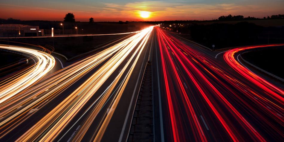 La carretera que lleva a la carretera del futuro