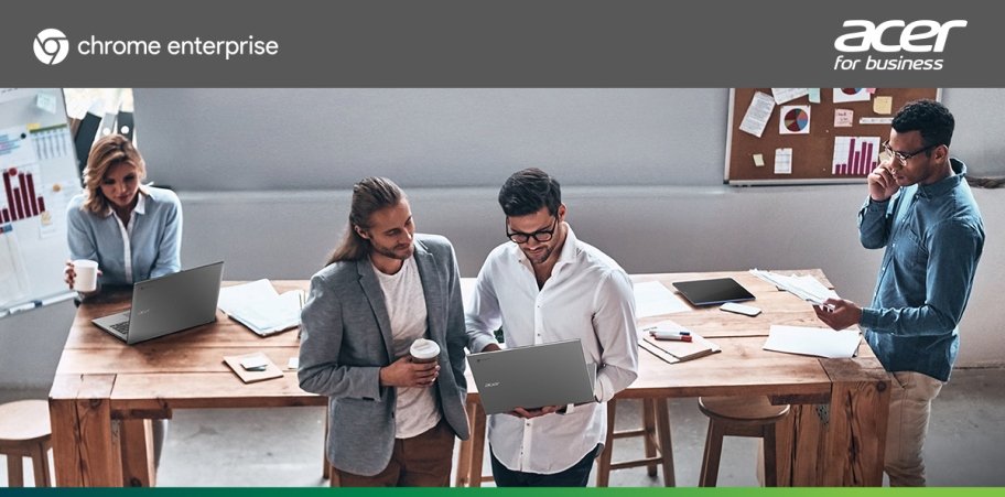 Acer subraya las  ventajas de su gama Chrome Enterprise
