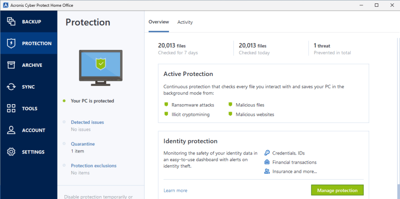 Acronis presenta software de ciberprotección basado en inteligencia artificial