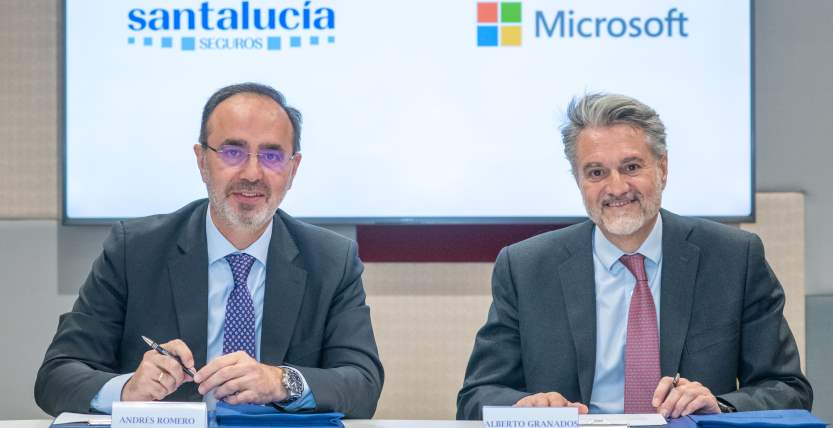 Microsoft impulsará la transformación digital e innovación de SANTALUCÍA