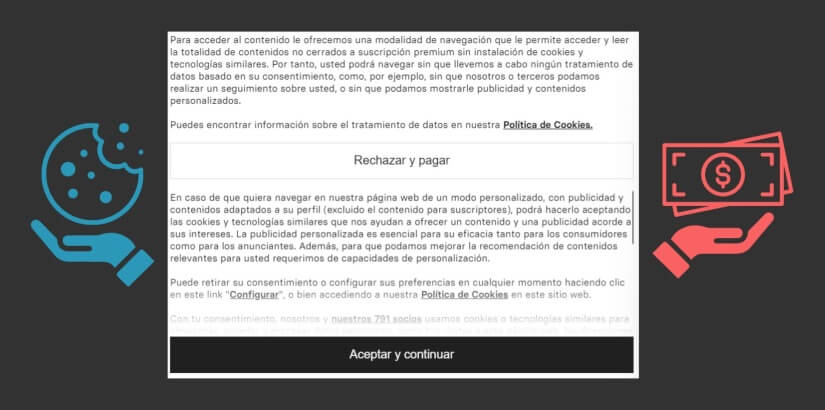 La privacidad como moneda de cambio: pagar por navegar sin cookies