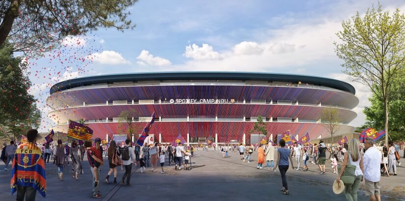 Fortinet se convierte en Official Cibersecurity Partner del futuro Spotify Camp Nou del FC Barcelona