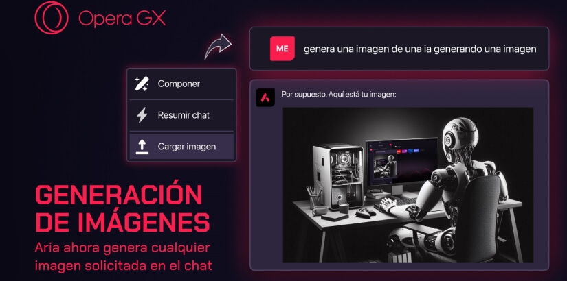 El navegador Opera GX incorpora nuevas funciones de IA