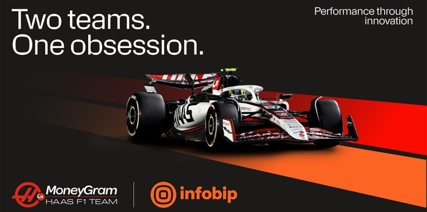 Infobip impulsará el engagement digital de la escudería de Fórmula 1 MoneyGram Haas
