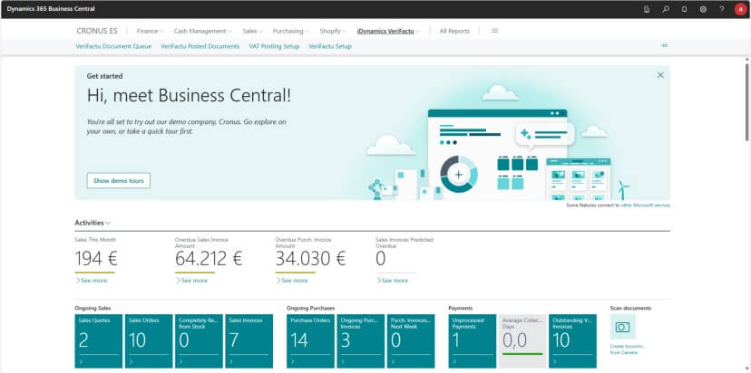 Aitana lanza una solución para cumplir con el reglamento VeriFactu desde Business Central