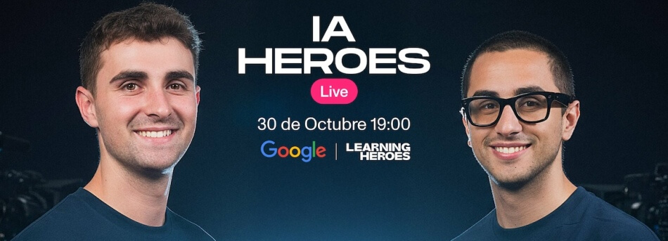 Sesiones de formación sobre IA de Learning Heroes y Google