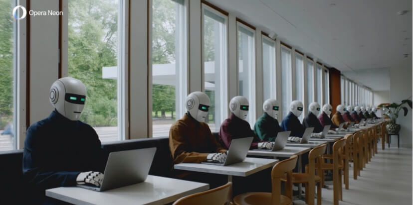 Opera actualiza su navegador agente Opera Neon con nuevos modelos de Google