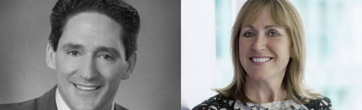 Avaya: Steve Biondi VP y director mundial de canal, y Morag Lucey directora mundial de marketing