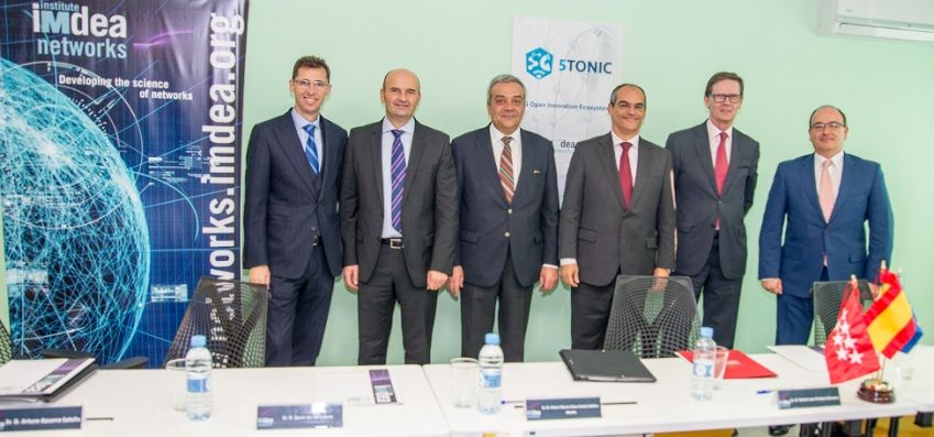 Telefónica firma un convenio multilateral para el impulso de la tecnología 5G en España