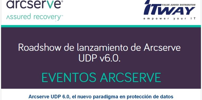 Arcserve e Itway organizan un roadshow por España y Portugal