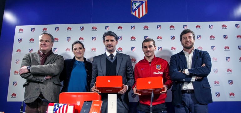 Huawei lanza el nuevo smartphone del Atleti